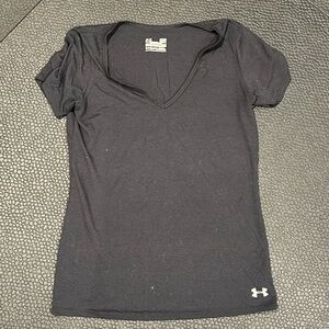 Under Armour Women's Charcoal V-Neck Tee
